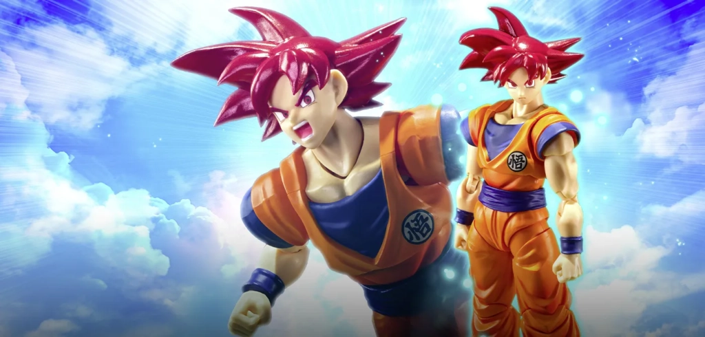 S.H.Figuarts Dragon Ball Z Super Saiyan Son Goku Saiyan God of Virtue