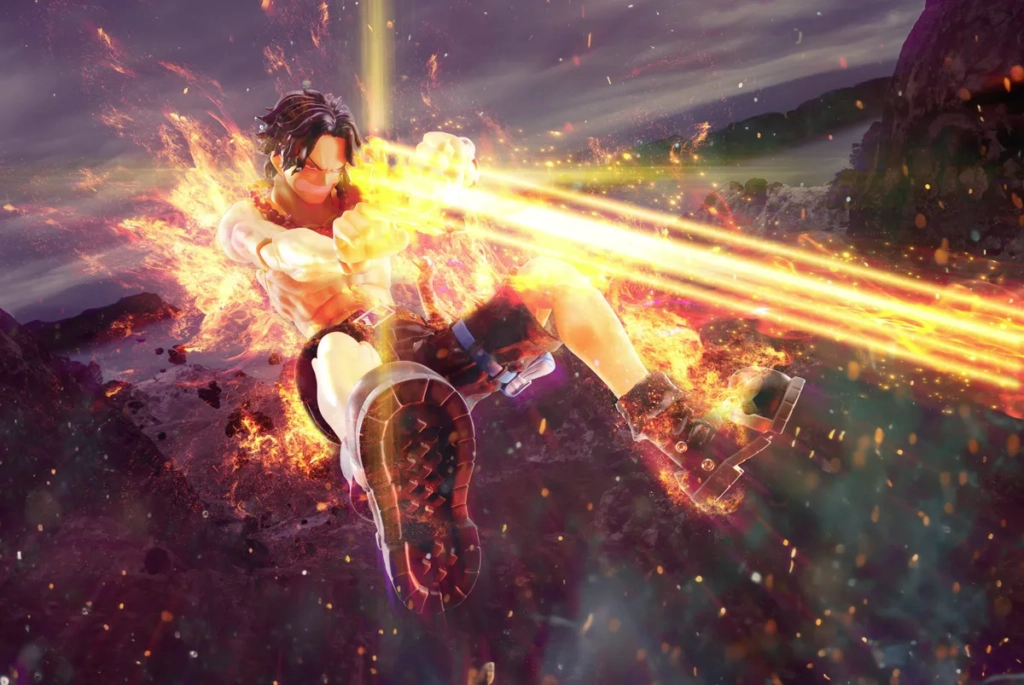 Portgas D. Ace réalisant l'attaque Fire Fist