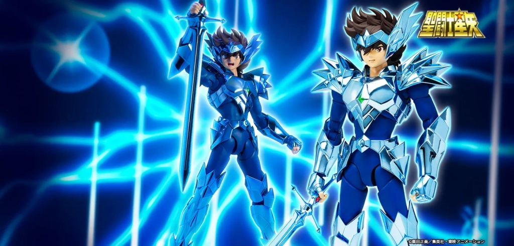 Figurine Saint Seiya Myth Cloth EX Odin Seiya en pose avec armure et cape