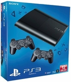Console PS3 ULTRA SLIM 12 Gb + 2 Manette Dual Shock - PS3