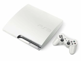 Console PS3 Slim 320 Go blanc + 1 Manette Dual Shock 3
