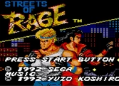 Streets Of Rage - Game Gear