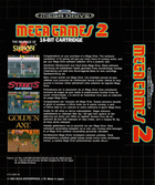 Mega Games 2 - Megadrive