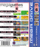Mega Games 6 Vol.1 - Megadrive