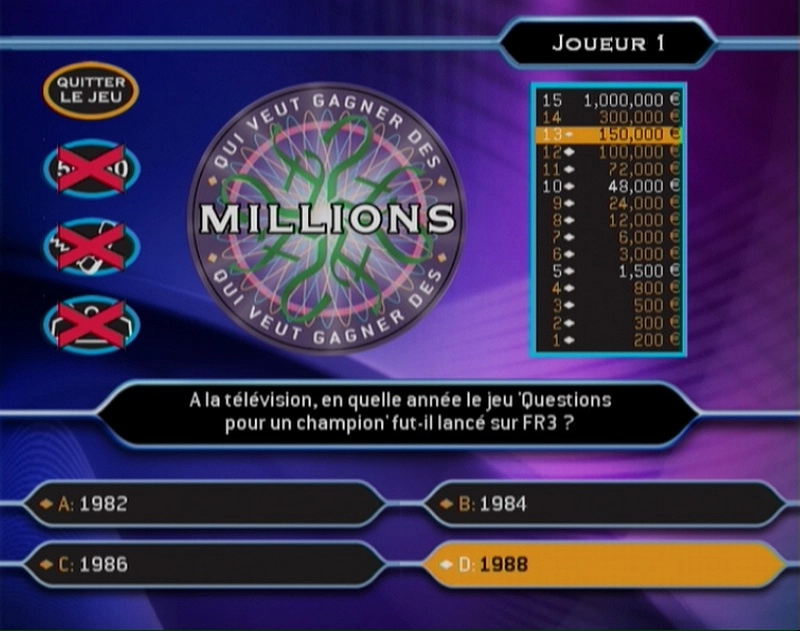 Qui Veut Gagner Des Millions? Wii