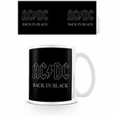 Image produit « Mug - ac/dc - back in black - 315ml »