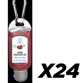 Puresecure - gel hydro-alcoolique senteur fraise 50 ml (x24)