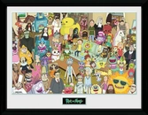 Rick & morty - total rickall - collector print '30x40cm'