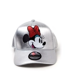 Disney - minnie mouse silver curved bill cap