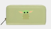 The mandalorian - baby yoda zip around wallet