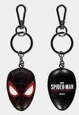 Spider-man - miles morales - 3d metal keychain