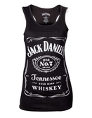 Jack daniel's - black logo female tanktop