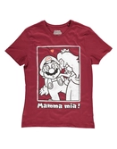 Nintendo - super mario peach kiss t-shirt - T-Shirts