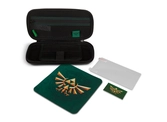 Kit de protection pour switch lite - zelda - champ d'hyrule - protection écran + chiffon + applicateur