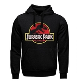 Jurassic park - logo black hoodie l