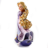 Statuette résine raiponce - enesco - haute couture - 20cm