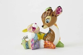 Statue résine de bambi et son ami panpan, de la collection britto - 17cm