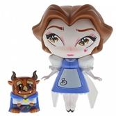 Figurine vinyl de la belle et la bête - collection miss mindy 18cm