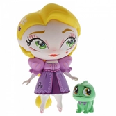 Figurine vinyl raiponce avec pascal (rapunzel) - collection miss mindy 18cm