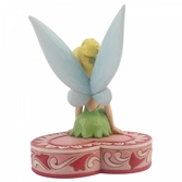 Statue résine fée clochette - "tinker bell on heart" enesco 11cm