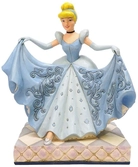 Statuette résine cendrillon se transforme "cinderella glass slipper" enesco jim shore 21cm