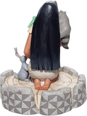 Statuette résine pocahontas, meeko et flit "brave beauty" - jim shore-enesco 18cm