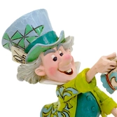 Statuette résine chapelier fou d'alice au pays des merveilles "mad hatter" - jim shore - enesco 12cm