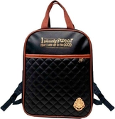 Harry potter - sac à dos matelassé noir et havane