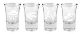 Jurassic park - set de 4 verres à shots