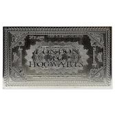 Harry potter - poudlard express - ticket plaqué argent collector