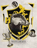 Harry potter - poufsouffle - art print '36x28'