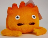 Studio ghibli - calcifer - peluche 14cm