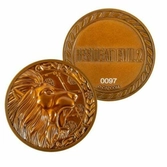 Resident evil - lion - réplique médaillon