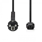 Câble alimentation schuko mâle - cei-320-c13 - 2m - noir