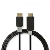 Câble displayport vers hdmi - 2m - anthracite