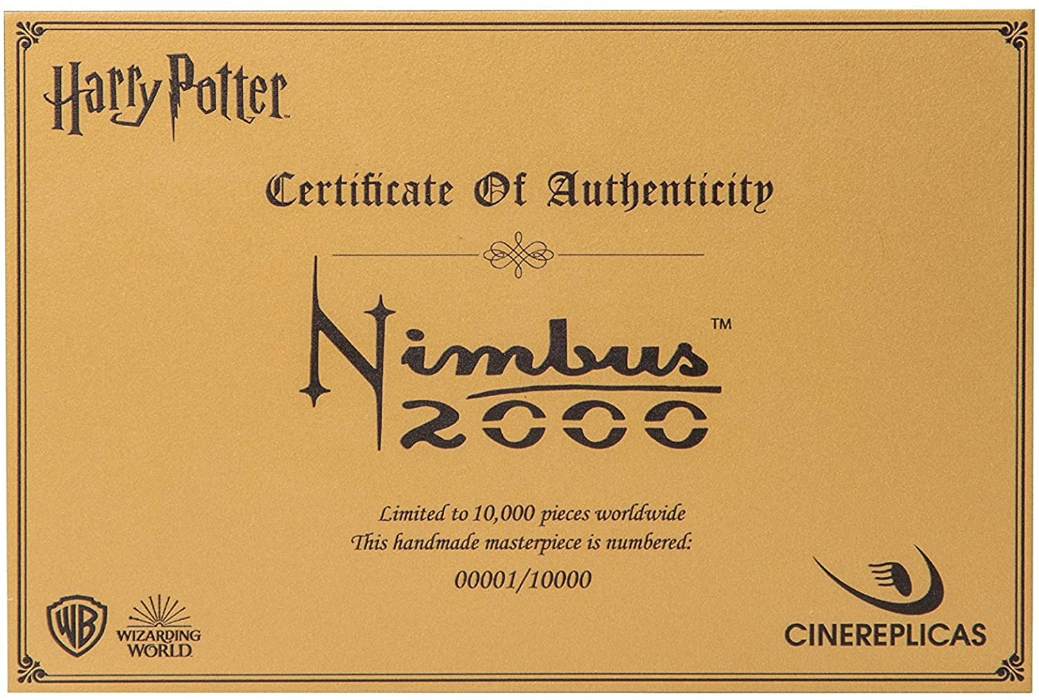 Réplique Balais Nimbus 2000 Harry Potter Edition limitée - Boutique Harry  Potter