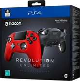 Nacon revolution unlimited pro controller official ps4 red