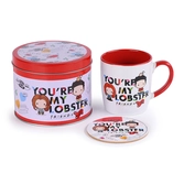 Friends - you're my lobster - box métal, mug & sous verre