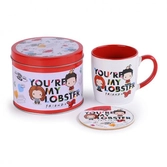 Friends - you're my lobster - box métal, mug & sous verre