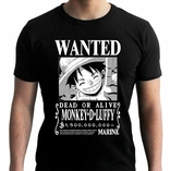 One piece - wanted luffy - t-shirt homme - (xxl)