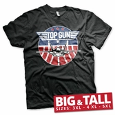 Top gun - t-shirt big & tall - tomcat (3xl)