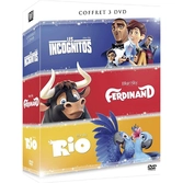 Coffret 3 dvd les incognitos + ferdinand + rio