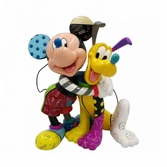 Enesco - disney mickey mouse & pluto figurine