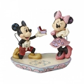 Enesco - disney a magical moment (mickey mouse proposing to minnie mouse figurine)