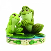 Enesco - disney amorous amphibians (tiana & naveen as frogs figurine)