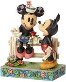 Enesco - disney blossoming romance (mickey mouse & minnie mouse figurine)