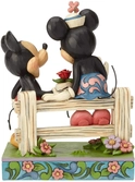 Enesco - disney blossoming romance (mickey mouse & minnie mouse figurine)