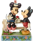 Enesco - disney blossoming romance (mickey mouse & minnie mouse figurine)