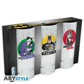 DC comics - set de 3 verres