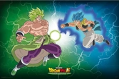 Dragon ball broly - broly vs gogeta - poster '91x61'